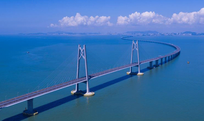 Hong Kong Bamboo Hai Macau Bridge